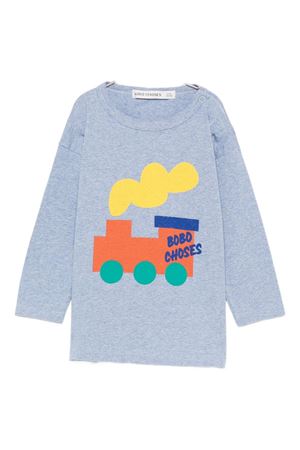 tshirt in cotone azzurro BOBO CHOSES KIDS | B225AB034451